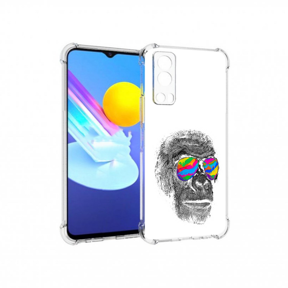 

Чехол MyPads Tocco для Vivo Z3 крутая обезьяна в очках (PT226973.411.422), Прозрачный, Tocco