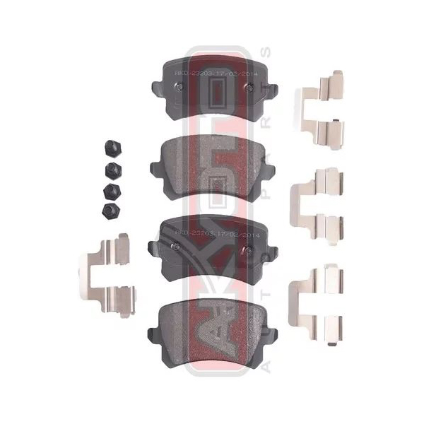 

Тормозные колодки Akyoto задние дисковые akd23203