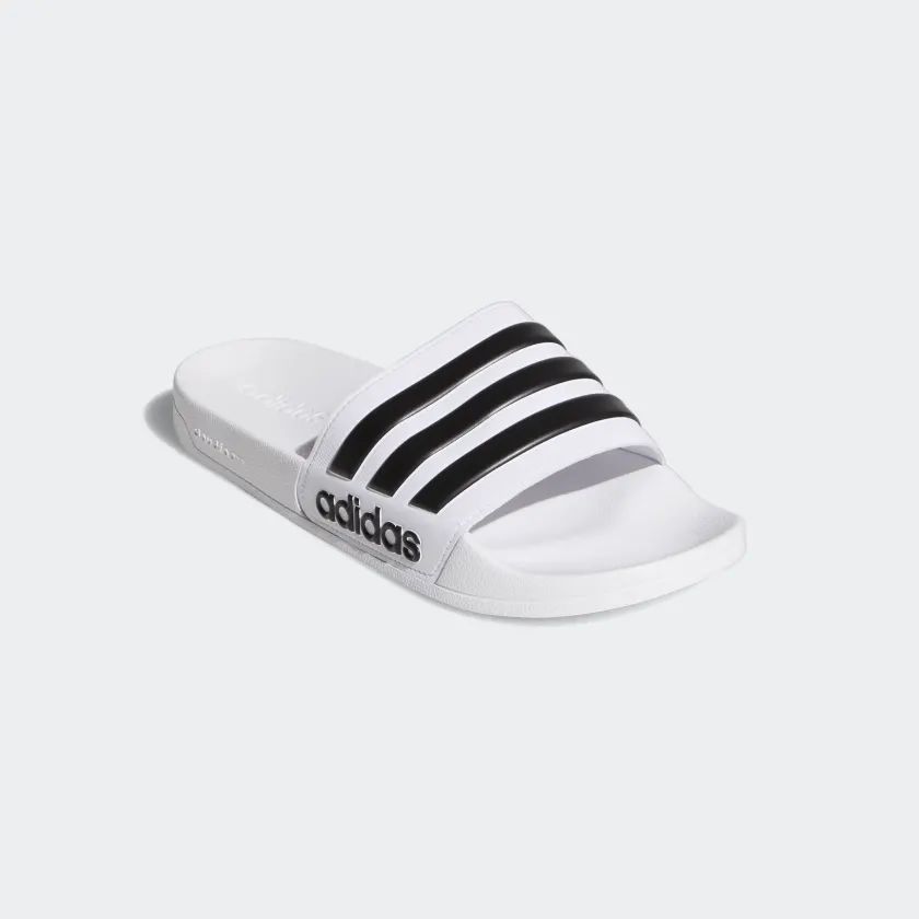 Сланцы унисекс Adidas Adilette Shower белые 45 UK 2990₽