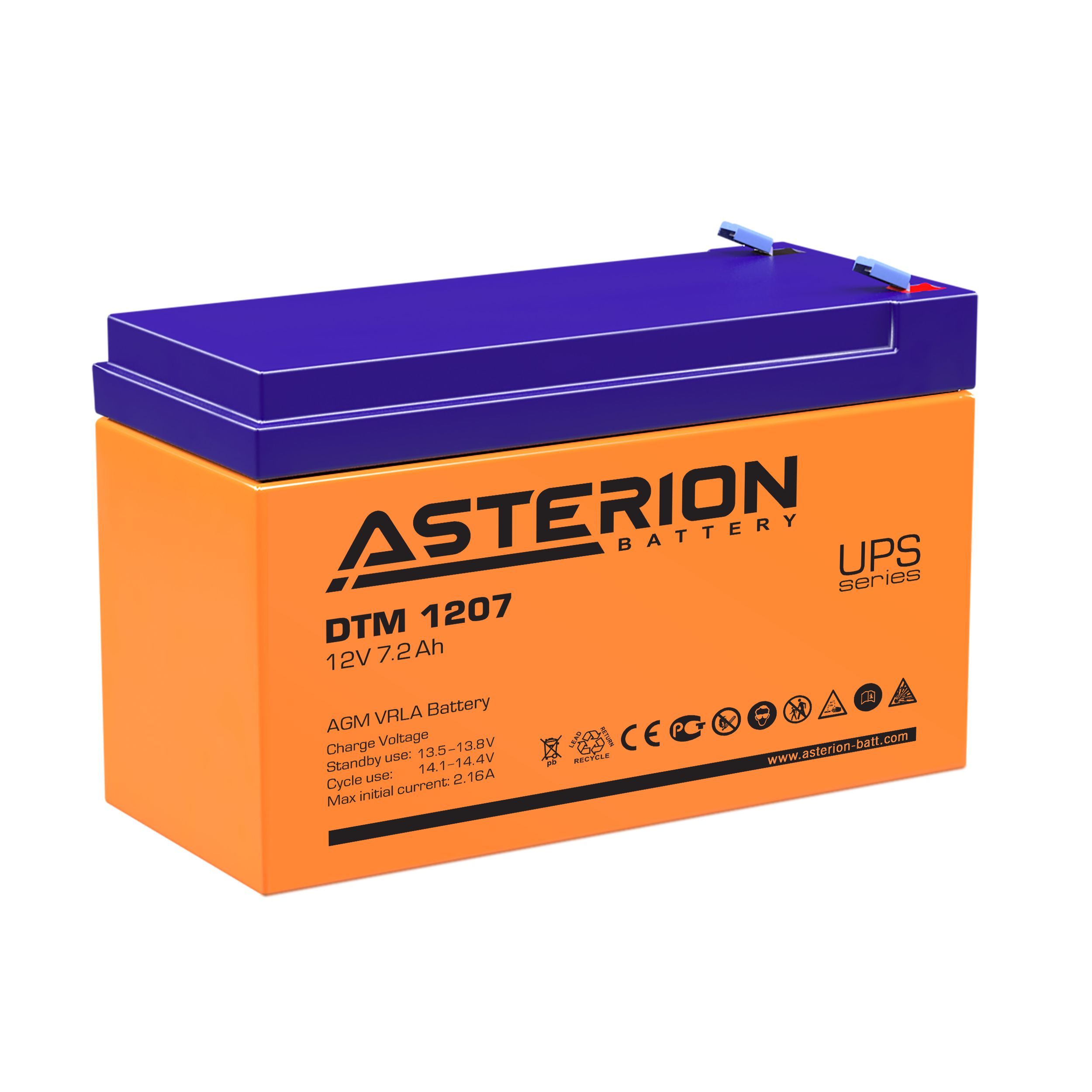 Аккумулятор Asterion DTM 1207