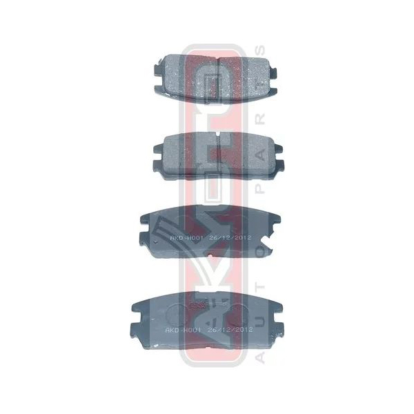 

Тормозные колодки Akyoto задние дисковые akdh001