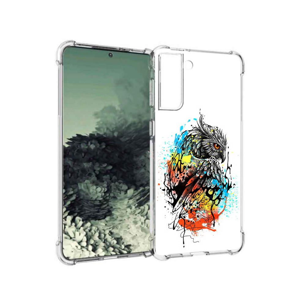 

Чехол MyPads Tocco для Samsung Galaxy S21+ Творческая сова (PT157355.533.170), Прозрачный, Tocco