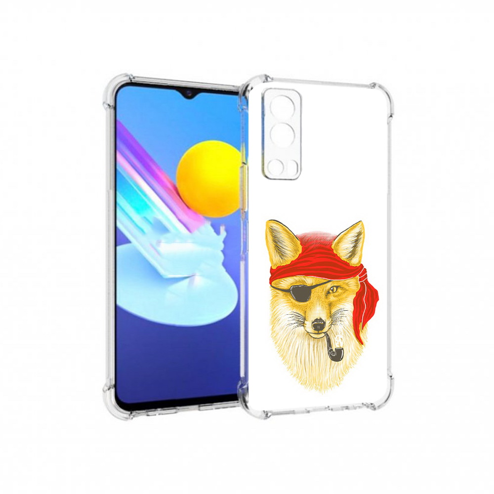 

Чехол MyPads Tocco для Vivo Z3 лиса-пират (PT226973.411.440), Прозрачный, Tocco