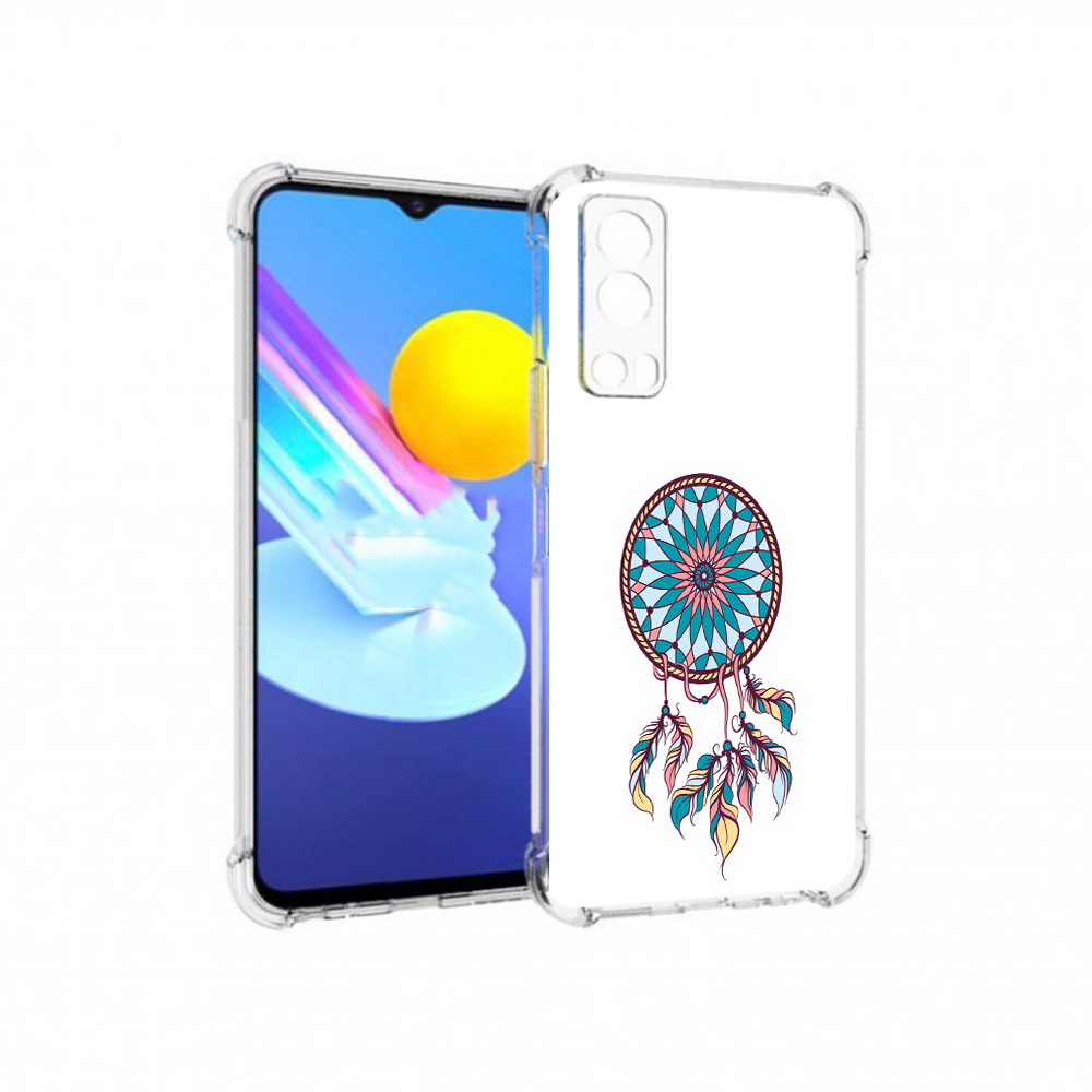 

Чехол MyPads Tocco для Vivo Z3 ловец снов синий (PT226973.411.443), Прозрачный, Tocco