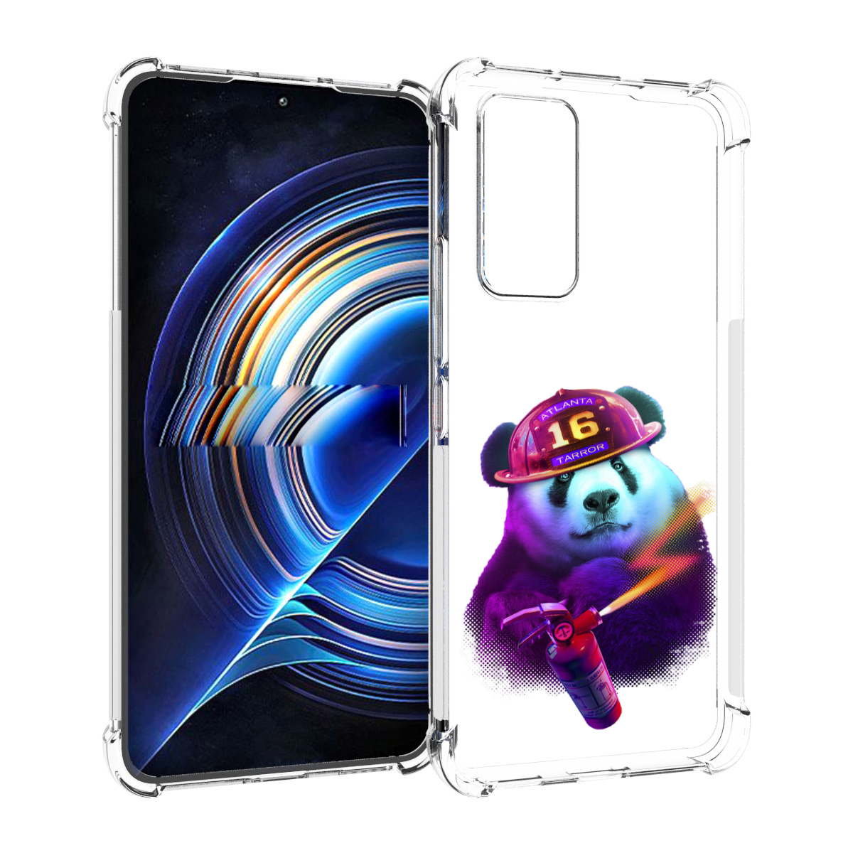

Чехол MyPads Яркая панда детский для Tecno Camon 19 Neo, Прозрачный, Tocco