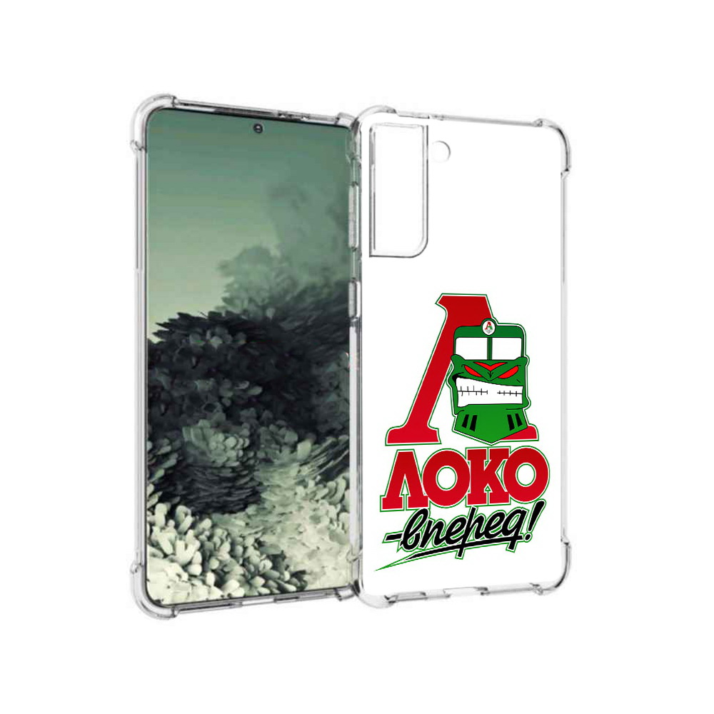 

Чехол MyPads Tocco для Samsung Galaxy S21+ ФК локо вперед (PT157355.533.181), Прозрачный, Tocco