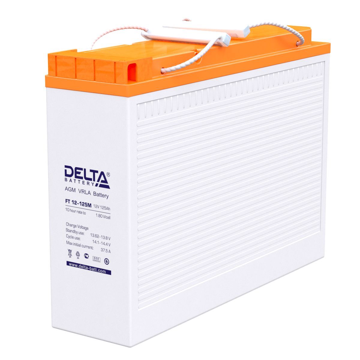 Аккумулятор для ИБП DELTA BATTERY Delta FT 125 А/ч 12 В (FT 12-125 M)