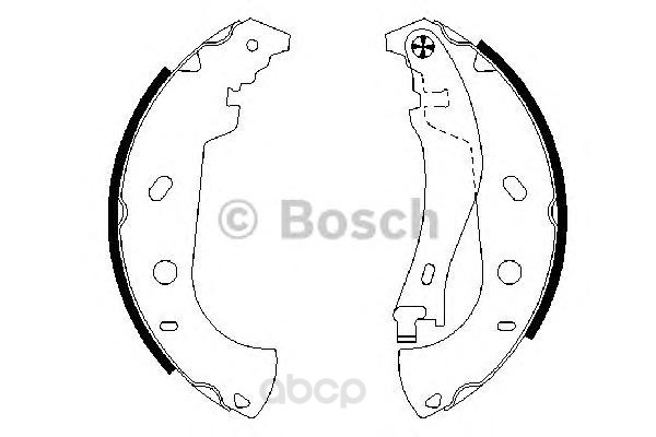 

Тормозные колодки Bosch барабанные 986487559