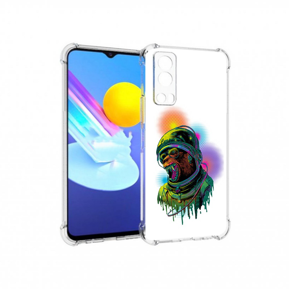 

Чехол MyPads Tocco для Vivo Z3 медведь космонавт (PT226973.411.466), Прозрачный, Tocco