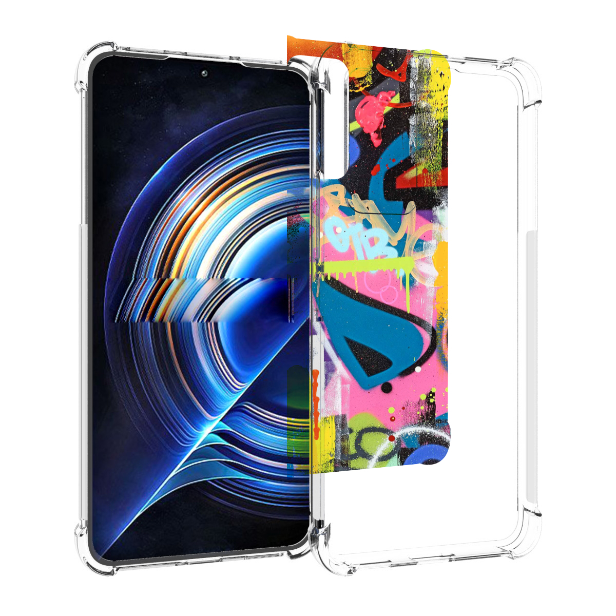 

Чехол MyPads абстракция-графити для Tecno Camon 19 Neo, Прозрачный, Tocco