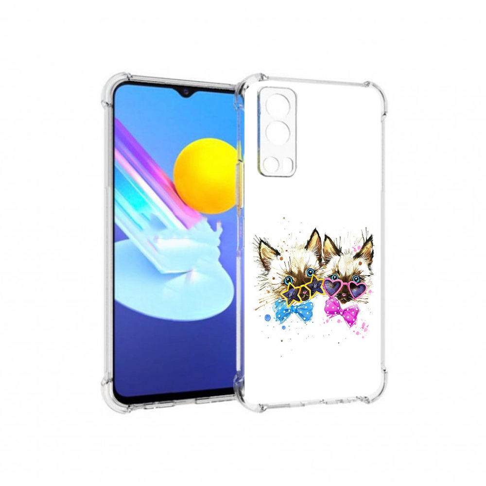 

Чехол MyPads Tocco для Vivo Z3 милые котята (PT226973.411.474), Прозрачный, Tocco