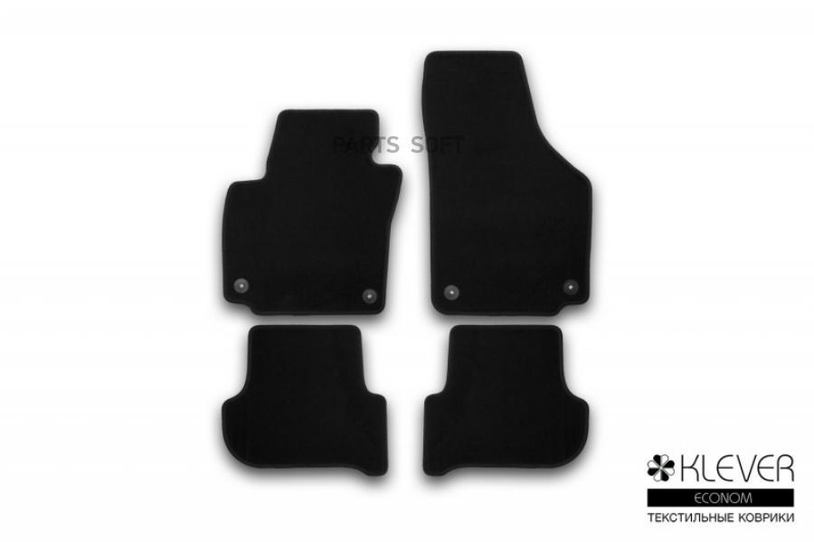 

Коврики в салон klever skoda yeti 2009->, кросс., 4 шт. текстиль