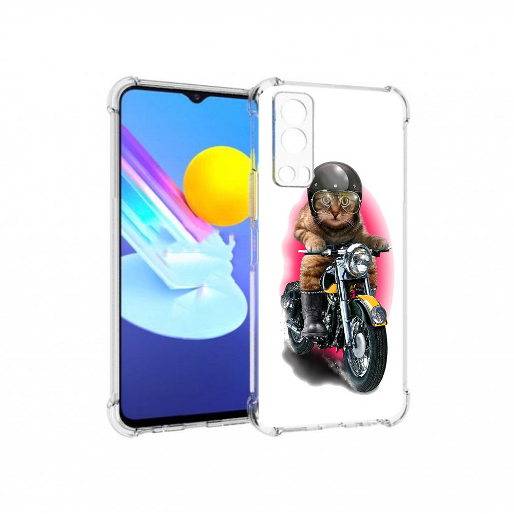 

Чехол MyPads Tocco для Vivo Z3 мото-кот (PT226973.411.485), Прозрачный, Tocco