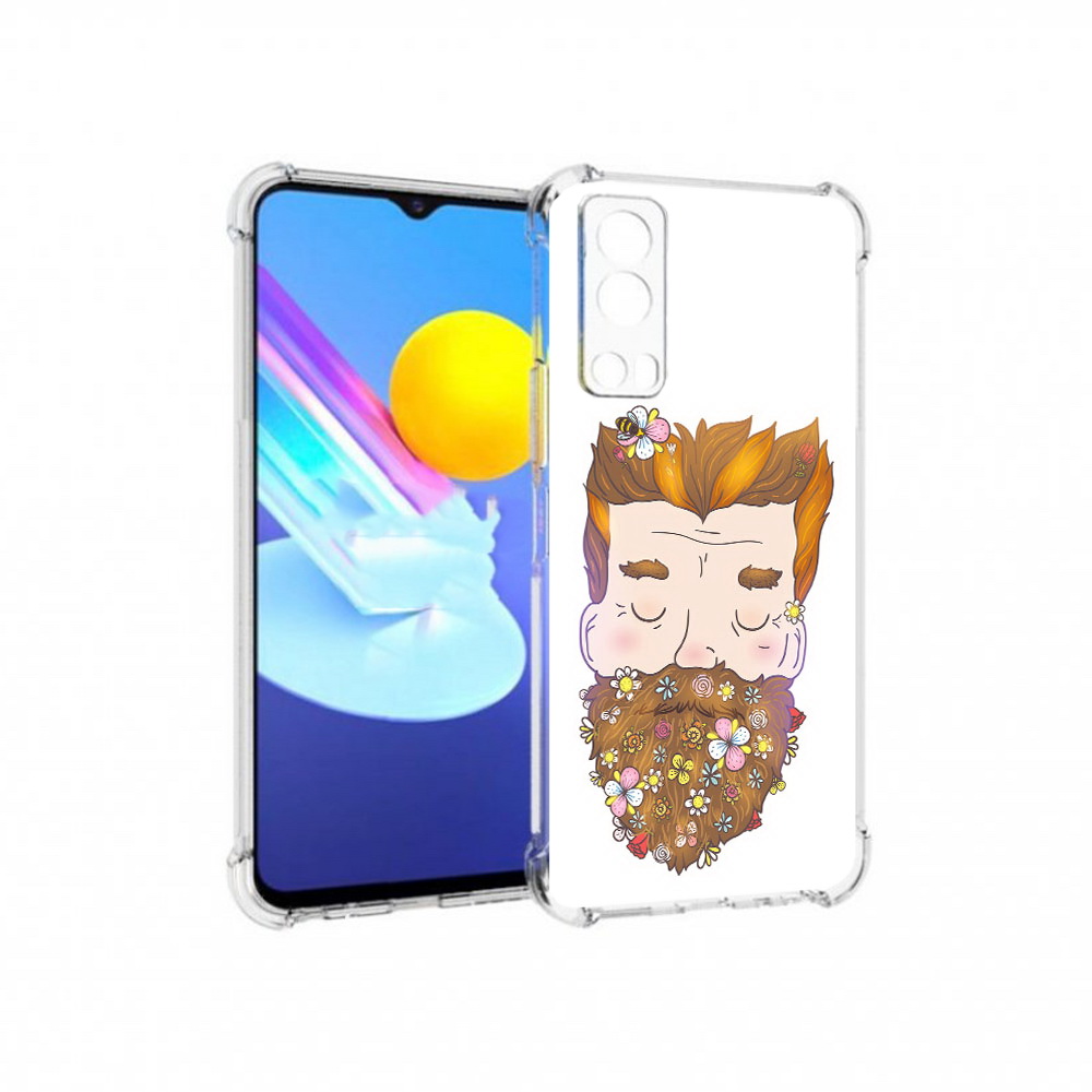 

Чехол MyPads Tocco для Vivo Z3 мужчина с цветами в бороде (PT226973.411.489), Прозрачный, Tocco