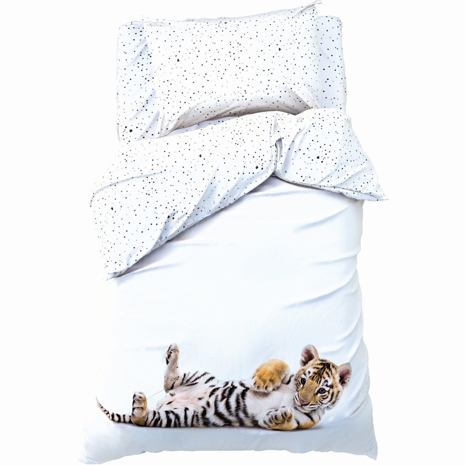

Постельное бельё Этель 1,5 сп "Little tiger" 143х215 см, 150х214 см, 50х70 см -1 шт, 100%