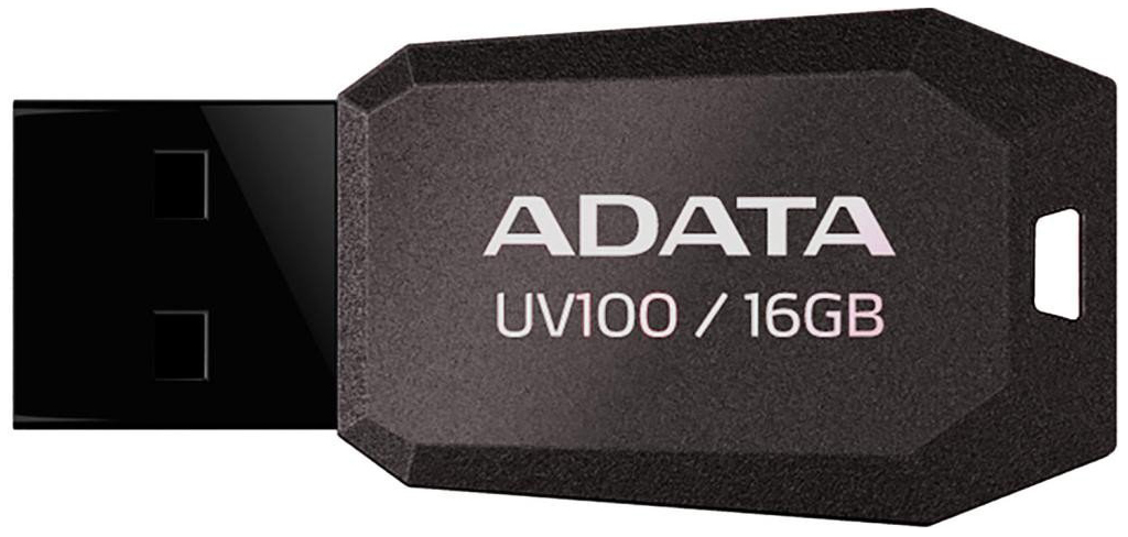 

Флешка ADATA UV100 16ГБ Black (AUV100-16G-RBK), UV100