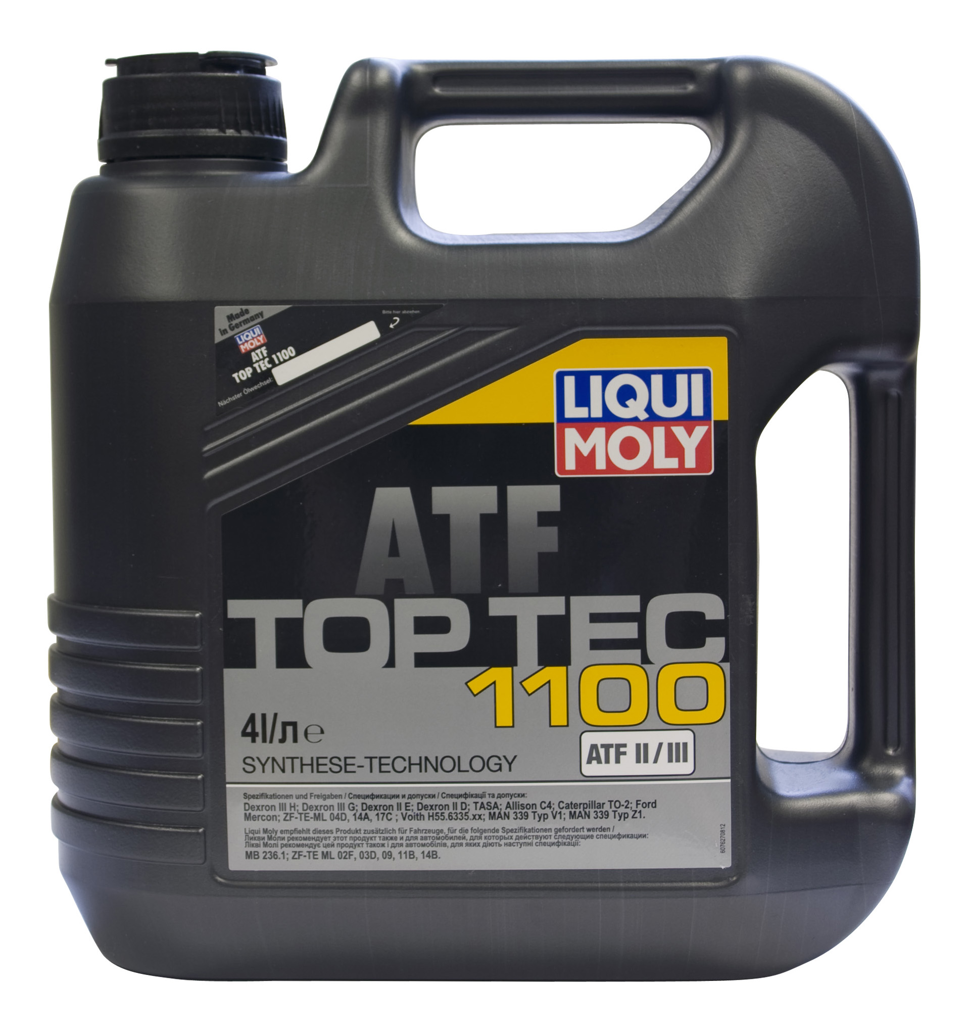 фото Нс-синтетическое трансмиссионное масло для акпп top tec atf 1100 liqui moly