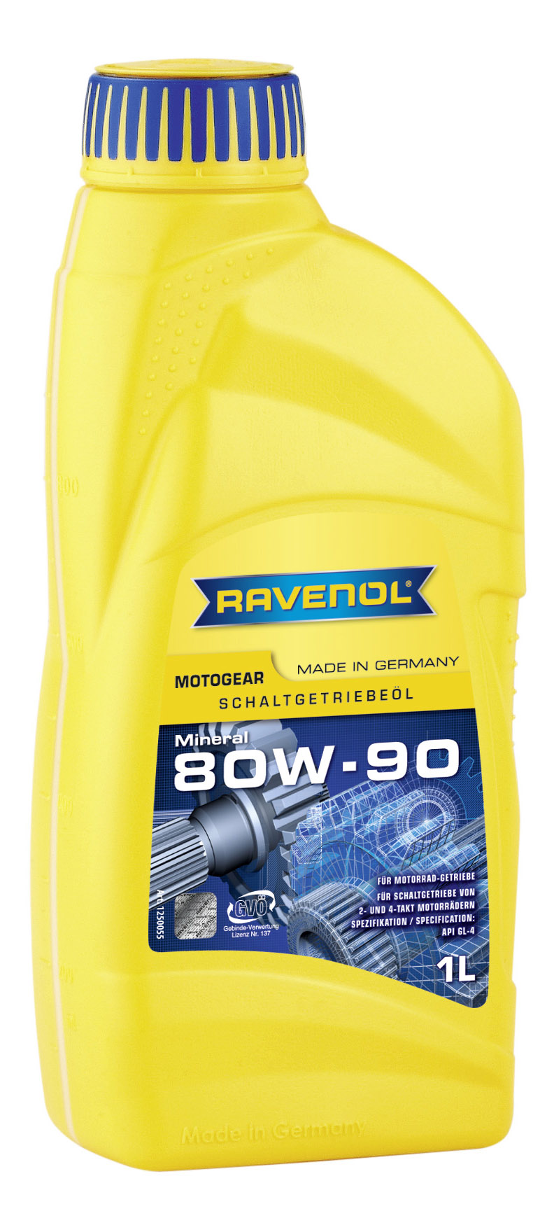 Трансмиссионное масло RAVENOL Motogear 80w90 1л 1250055-001-01-999