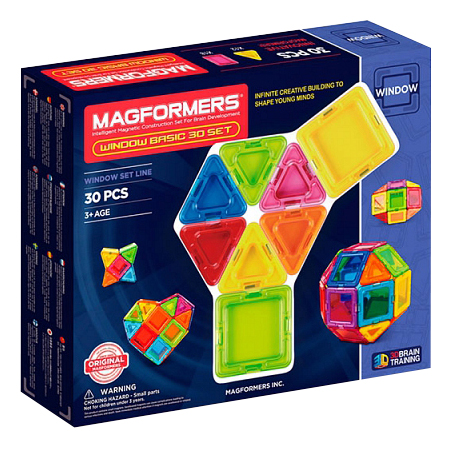 фото Конструктор magformers магнитный window basic 30 деталей