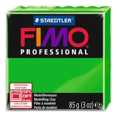 Глина для лепки Staedtler FIMO Ярко-зеленый пластика полимерная глина 85 г professional серый дельфин