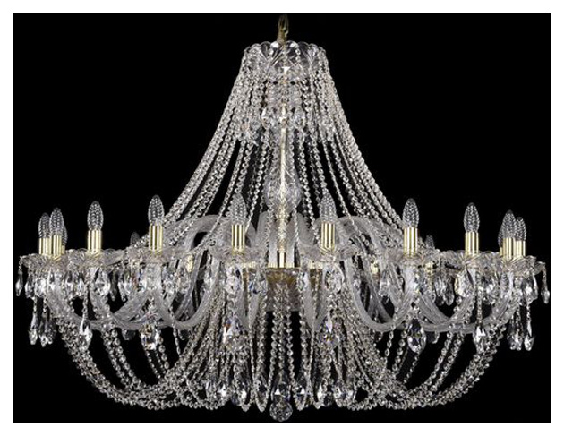 фото Люстра подвесная bohemia ivele crystal 1406/20/460/g