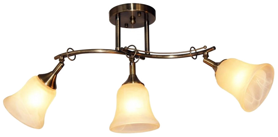 фото Люстра потолочная idlamp 851/3pf-oldbronze