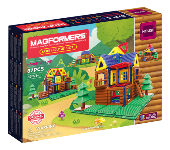 фото Конструктор магнитный magformers log house set