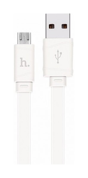 фото Кабель hoco x5 microusb 1м white