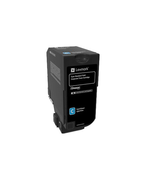 

Картридж для лазерного принтера Lexmark 74C5SCE, голубой, оригинал, 74C5SCE