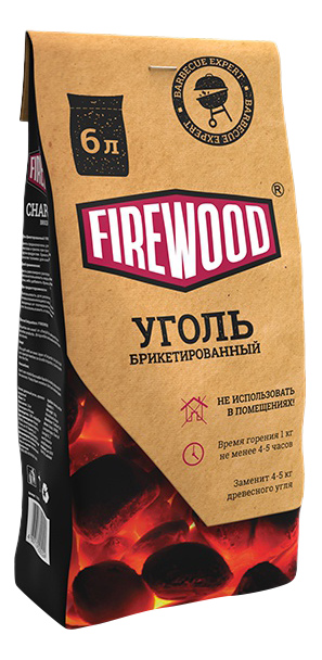 фото Брикеты для гриля firewood уголь 110015 1,8 кг