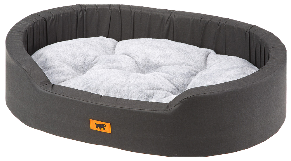 

Лежанка для кошек и собак Ferplast 41x55x15см черный, серый, Dandy F (55x41x15см)