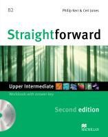 

Straightforward 2nd Edition Upper Intermediate Workbook with Key + CD