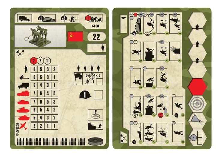 Настольная военно-историческая игра Советские саперы 1941-1942 Zvezda