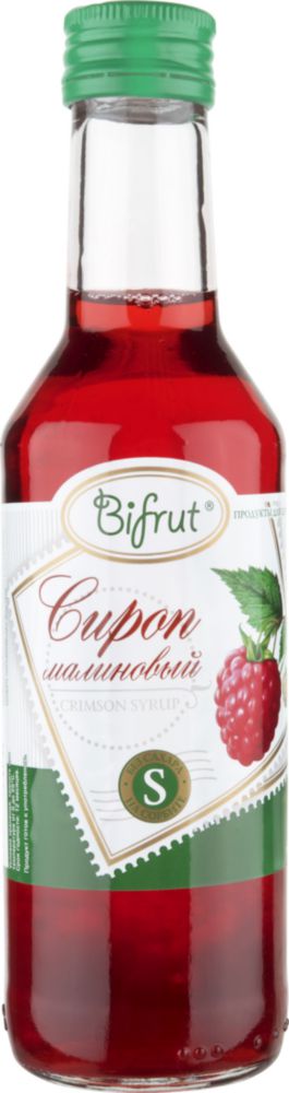 фото Сироп малиновый bifrut на сорбите 250 мл