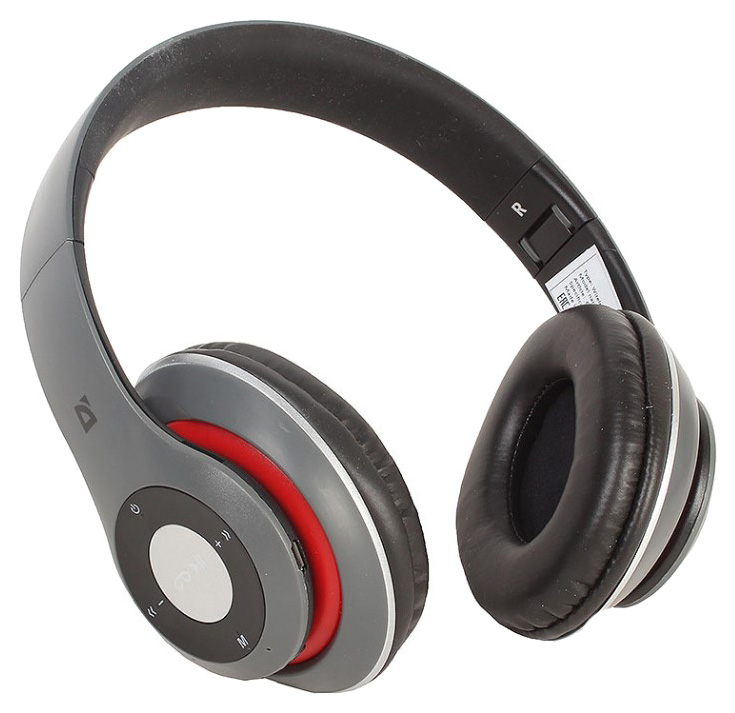 фото Беспроводные наушники defender freemotion b570 red/grey