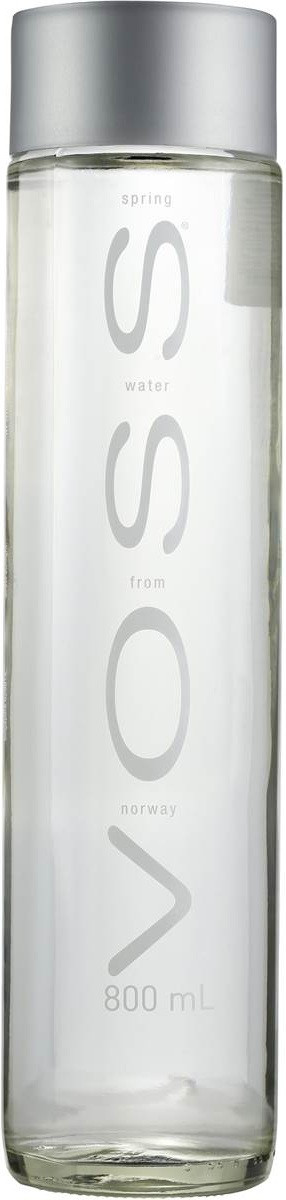 Вода питьевая Voss негазированная стекло 0.8 л 12 штук в упаковке