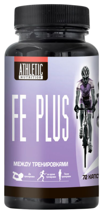 фото Витаминно-минеральный комплекс athletic nutrition fe plus 72 капсулы