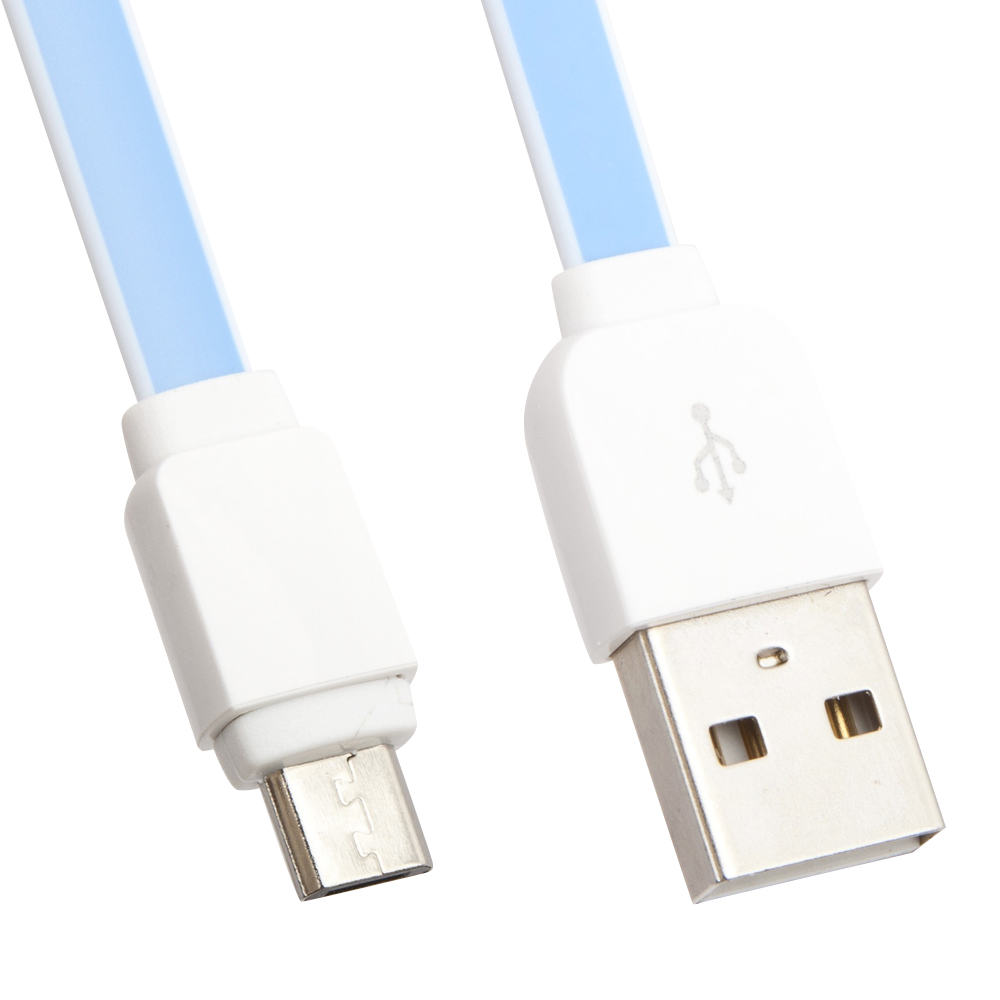 фото Кабель ldnio microusb 1м white, blue