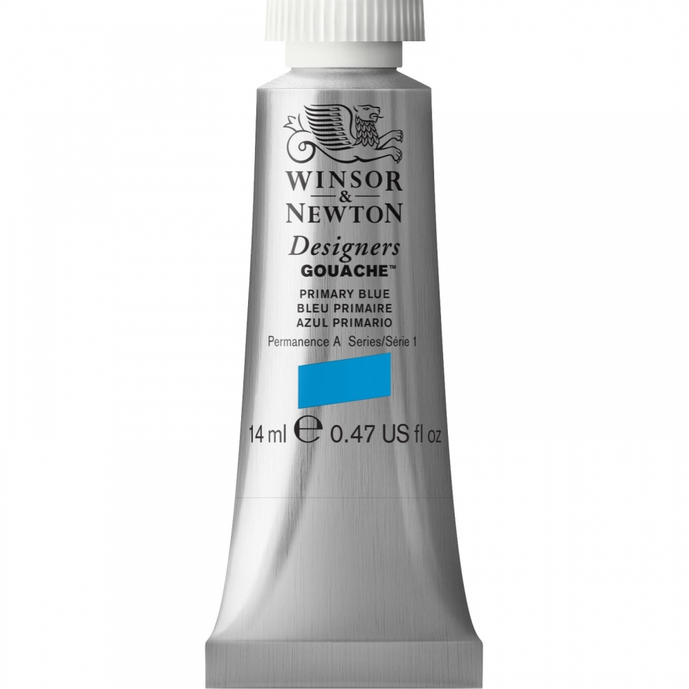 

Гуашь Winsor&Newton Designers Gouache синий основной 14 мл