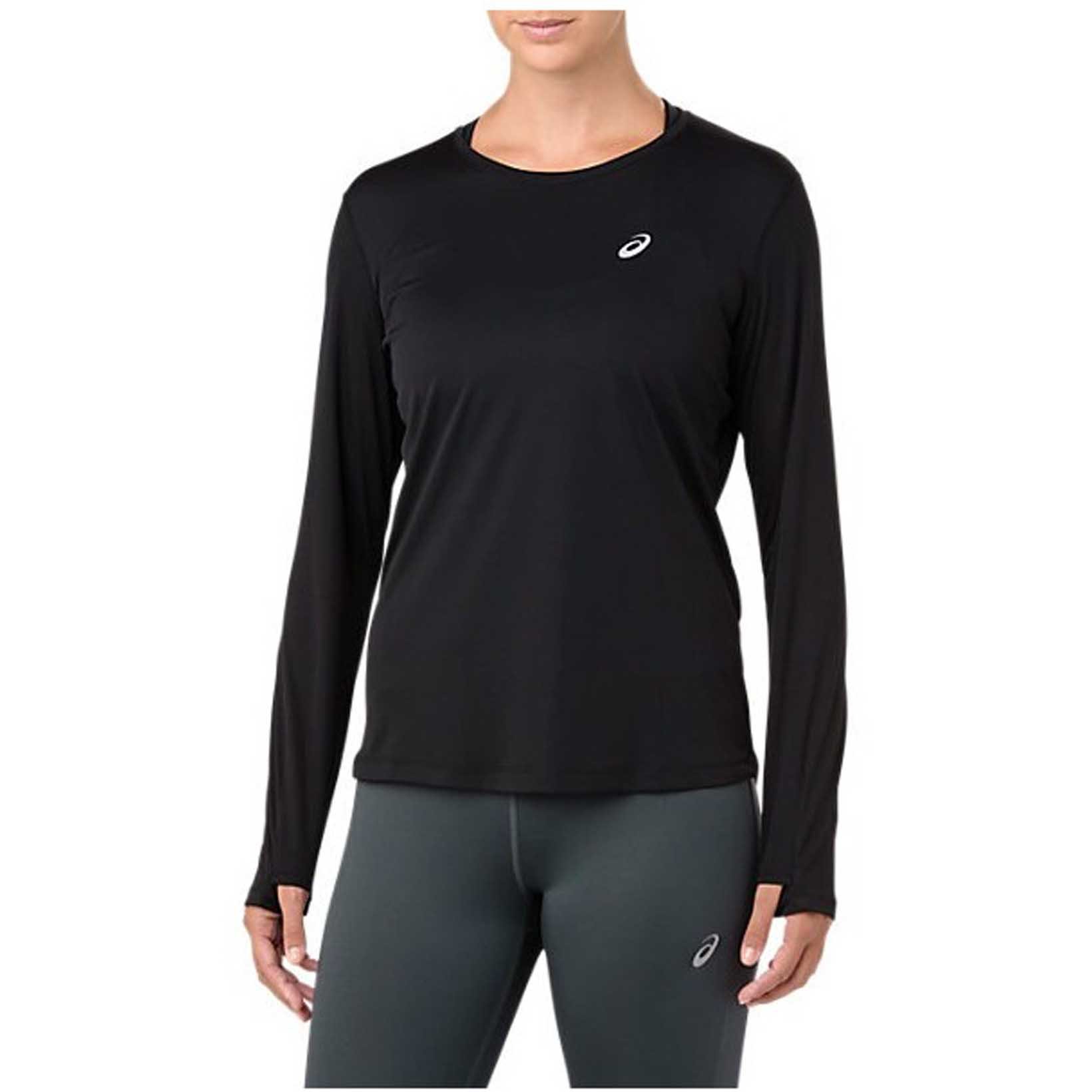 

Лонгслив женский Asics Silver LS черный 46-48 RU, Silver LS