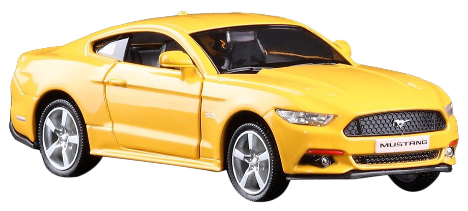 

UNI-FORTUNE игрушечная машинка инерционная Ford 2015 Mustang, желтая 554029-YL, Оранжевый