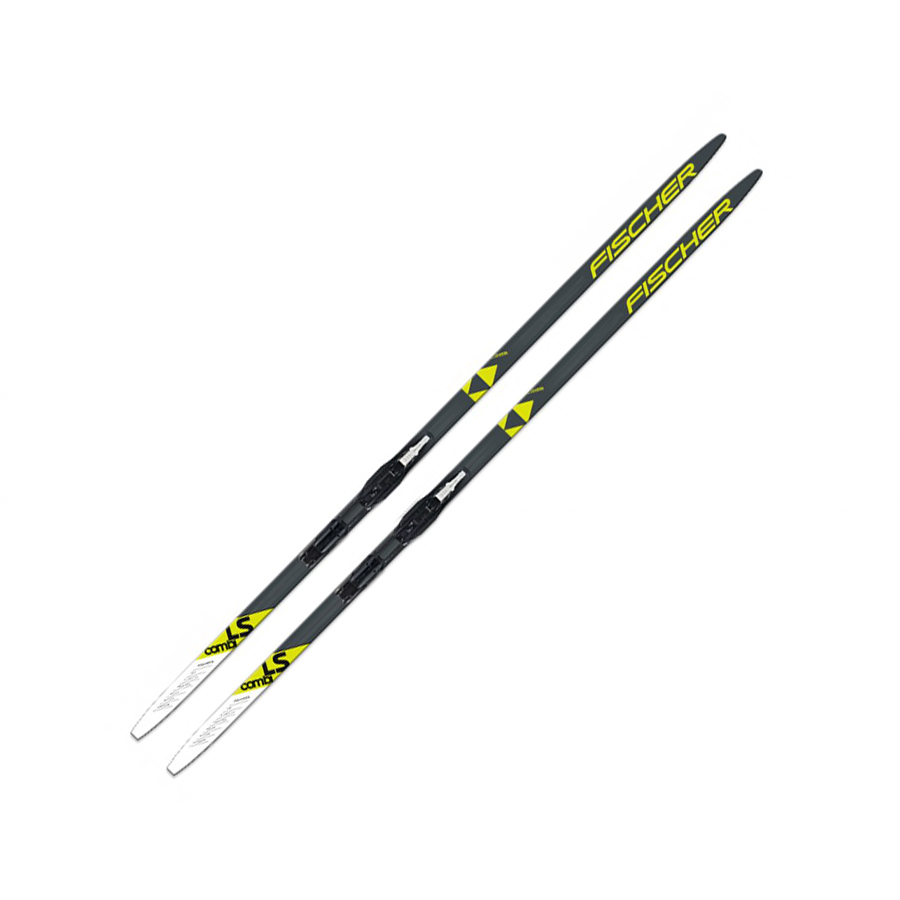 фото Беговые лыжи fischer ls combi ifp xtra stiff 2019, black/yellow, 197 см