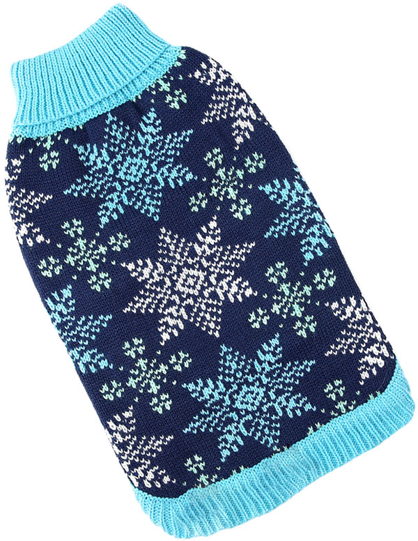 

Свитер для собак FOR MY DOGS, унисекс, синий, FW830-2019 12-14, FW830-2019