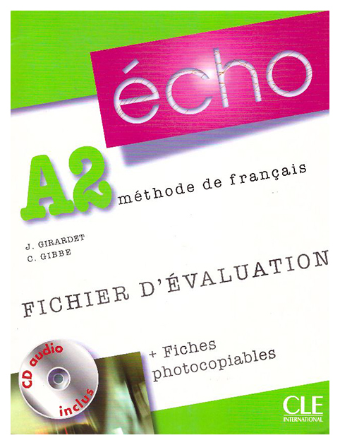 фото Книга cle international "echo: fichier d'evaluation photocopiable (+ audio cd)"