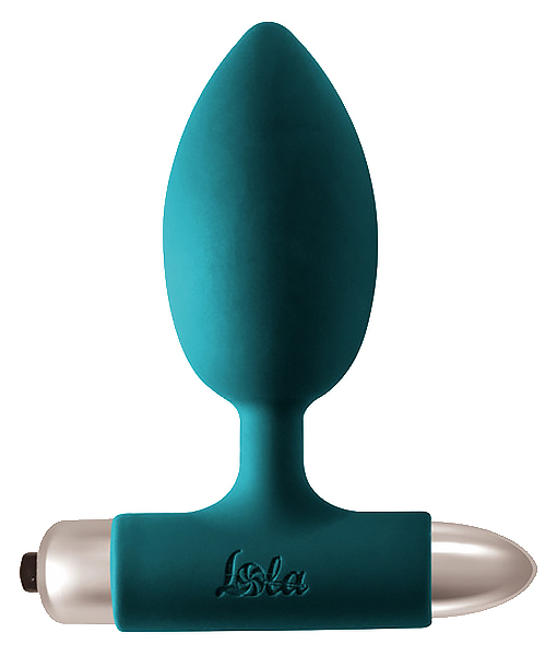 фото Анальная пробка lola toys spice it up с вибрацией perfection dark green 8014-02lola