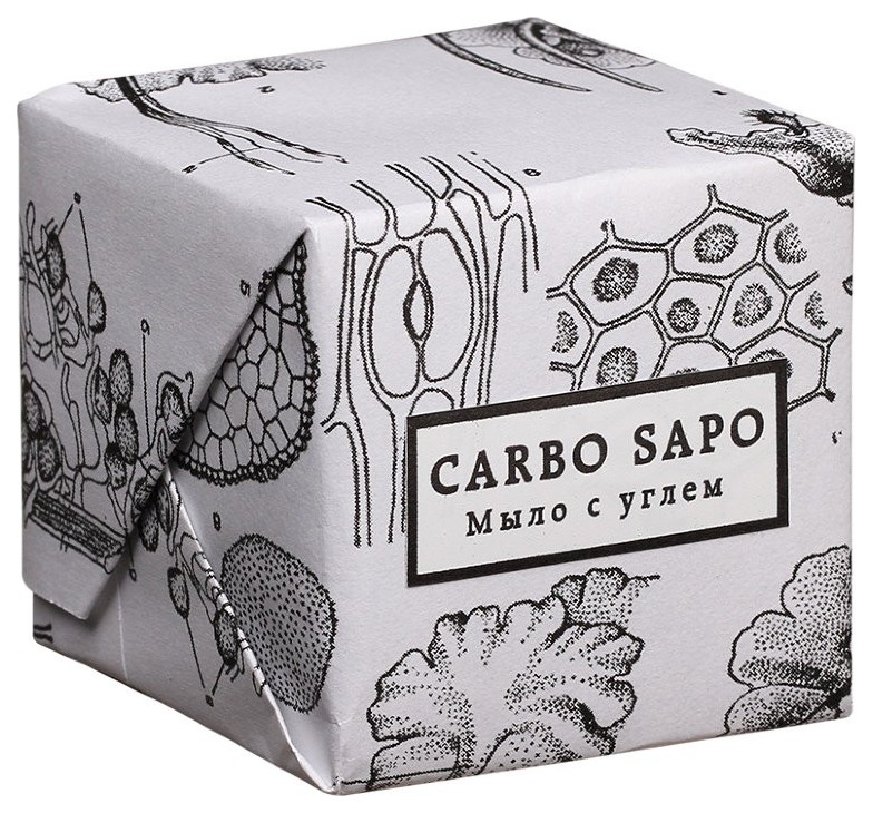 Кусковое мыло Laboratorium Carbo Sapo 110 г хорошо гулять зимой