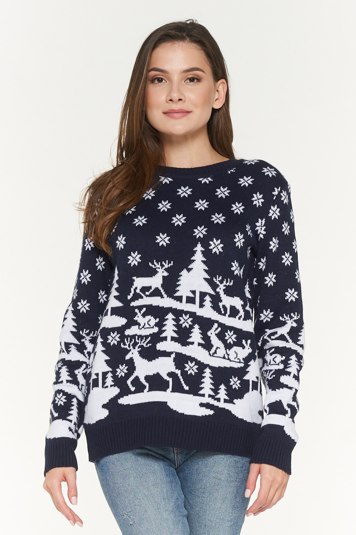 

Джемпер женский VAY 192-4021 синий 50 RU