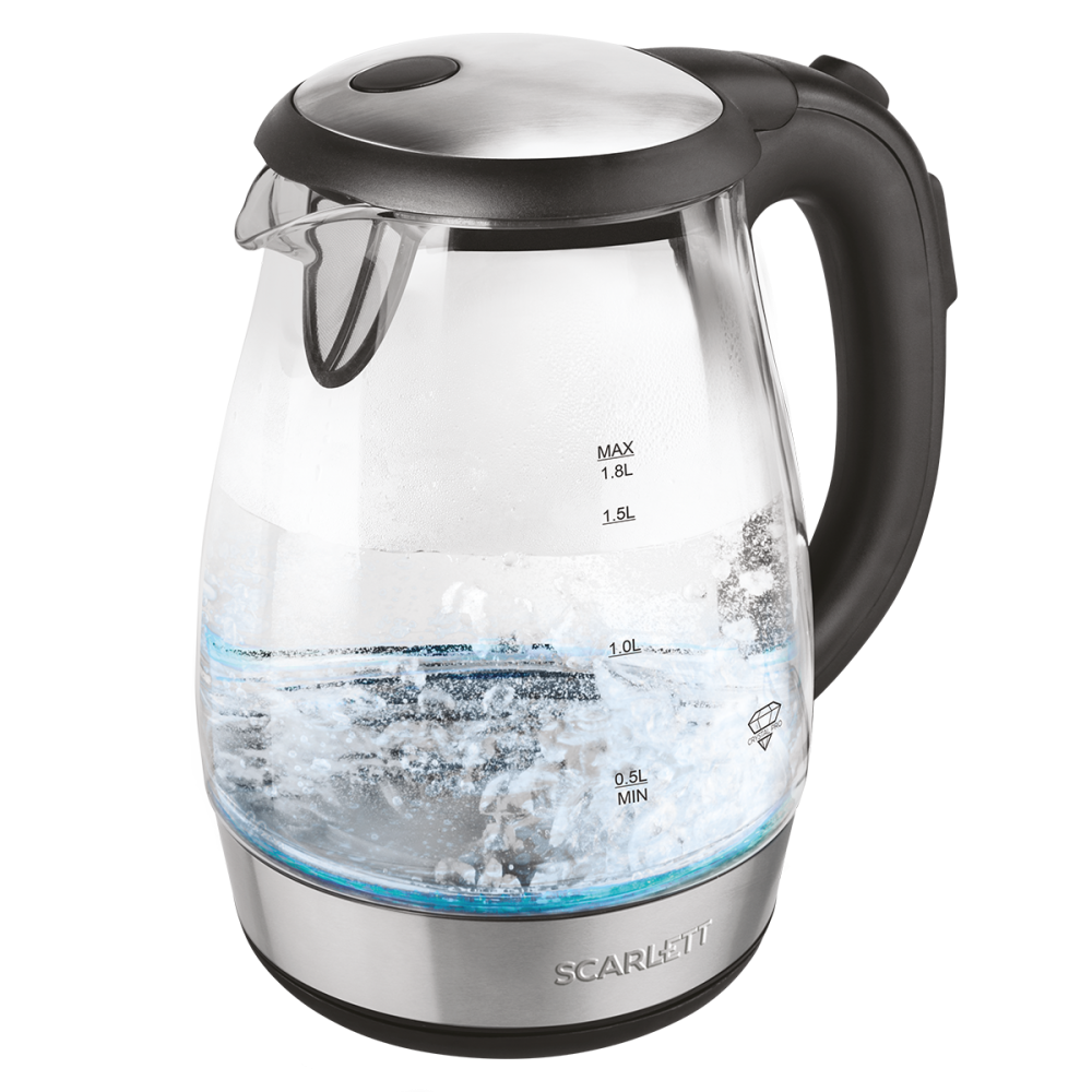 

Чайник электрический Scarlett SC-EK27G60 Silver, SC-EK27G60