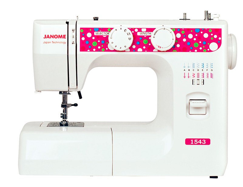 Швейная машина Janome 1543 нитки мулине bestex 816 24 шт в упаковке