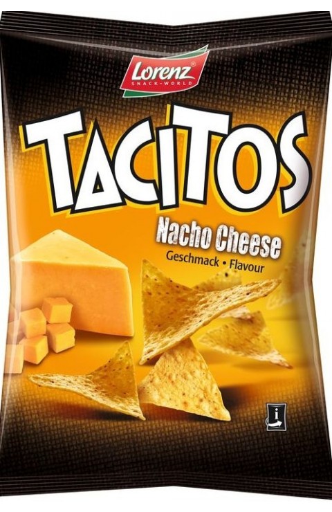 

Чипсы кукурузные Tacitos со вкусом сыра Начо 125г, начос
